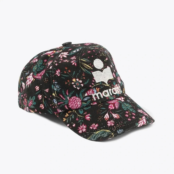 Isabel Marant Tryon Cap floral print EUC - Picture 2 of 10